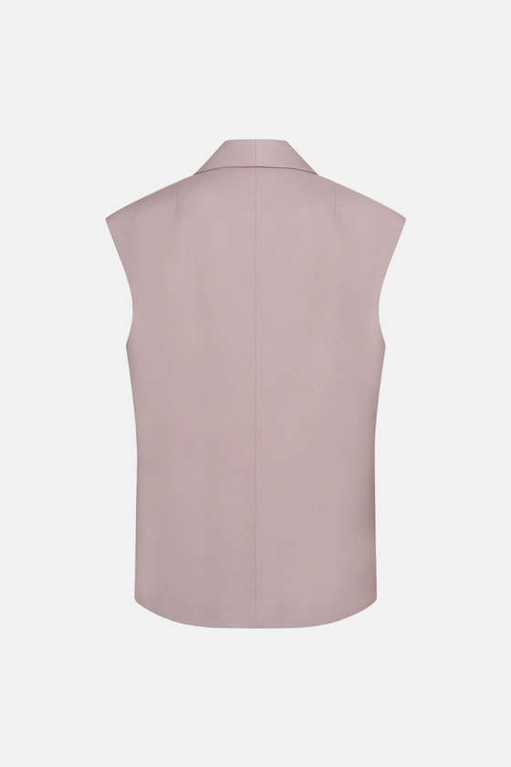 Oversized cotton vest - photo 2