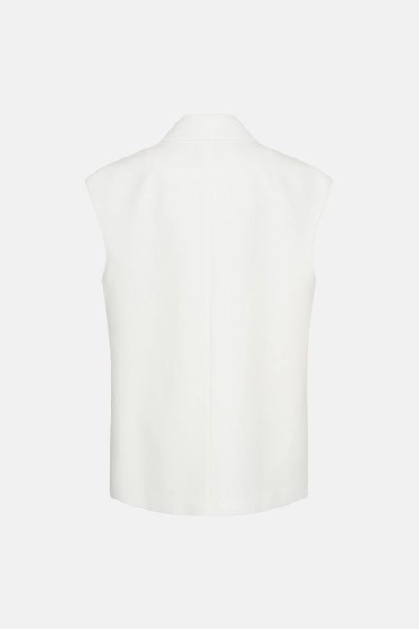 Oversized cotton vest