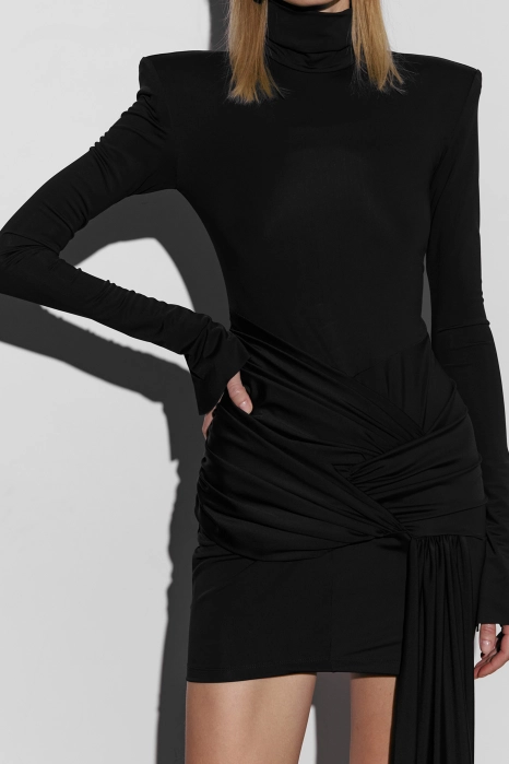 Midnight glide mini dress