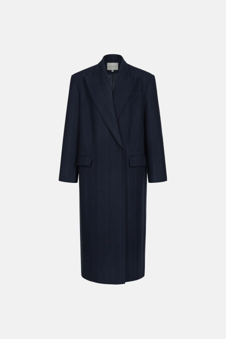 Straight cut oversized coat