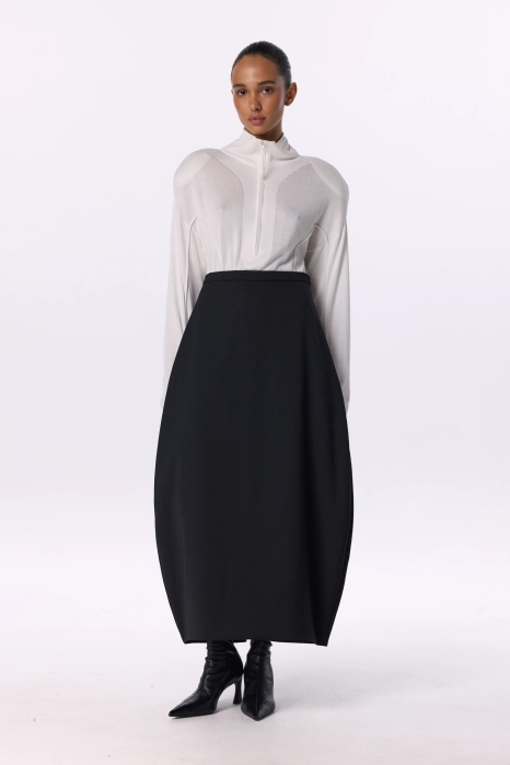 Woolen O skirt