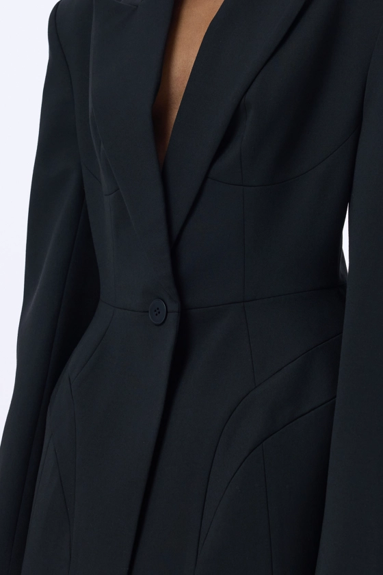 Noir wool blazer - photo 5