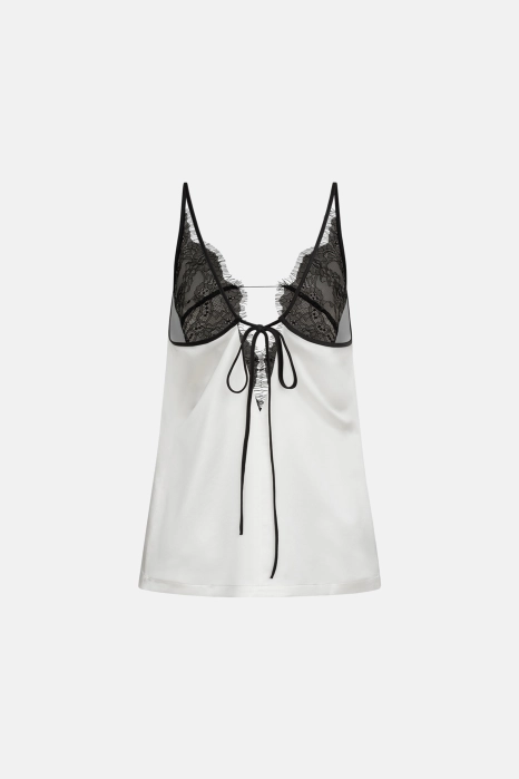 Lace strappy top