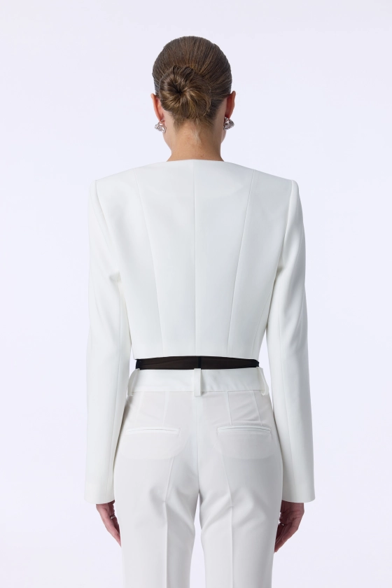 Rose cotton blazer - photo 4