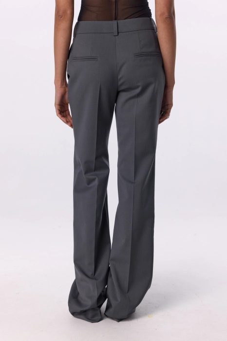 Slick tailored wool pants
