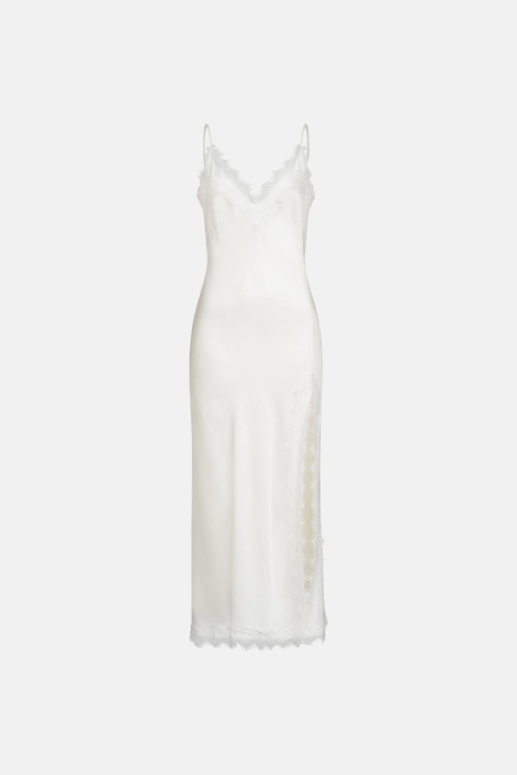 Maxi dress with lace