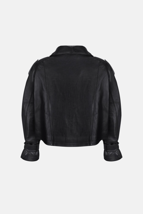 Hoof leather jacket