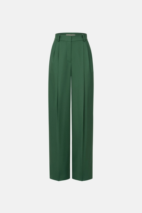 Relaxed wool pants