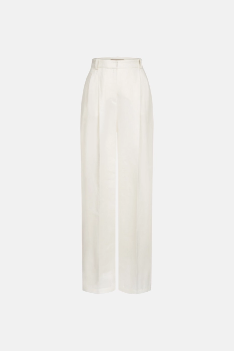 Relaxed cotton trousers