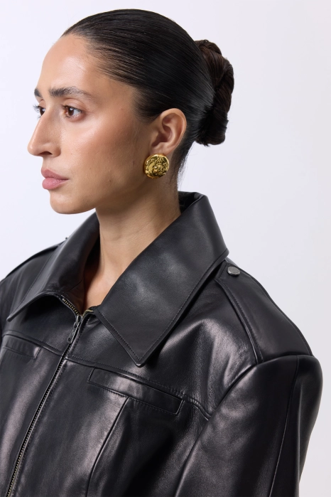 Trotter leather jacket